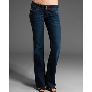 Hudson "Signature" Dark Wash Boot Cut Jeans
